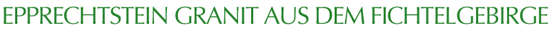 Epprechtstein Granit aus dem Fichtelgebirge